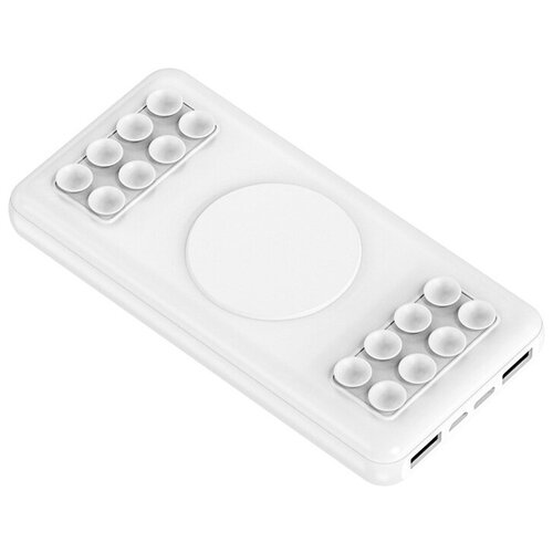 Power BANK 30000mah Беспроводная зарядка на присосках Белый 239000₽