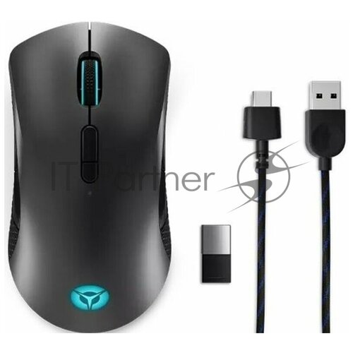Мышь Lenovo Legion M600 игровая оптическая беспроводная USB черный gy50x79385 851000₽