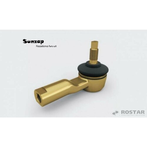 ROSTAR 362-1703522-20 Наконечник КАМАЗ-евро тяги КПП левый L=77мм ROSTAR