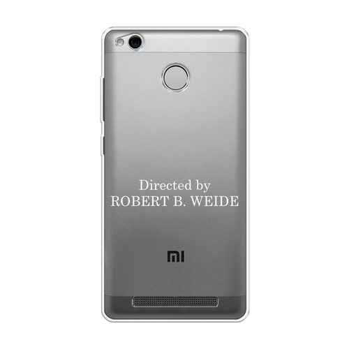 Силиконовый чехол на Xiaomi Redmi 3S/3 Pro / Xiaomi Redmi 3S/3 Pro Robert B Weide, прозрачный