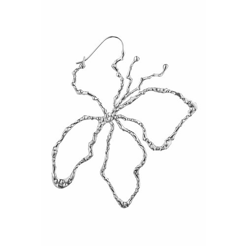 Моносерьга Зяблик, серебряный