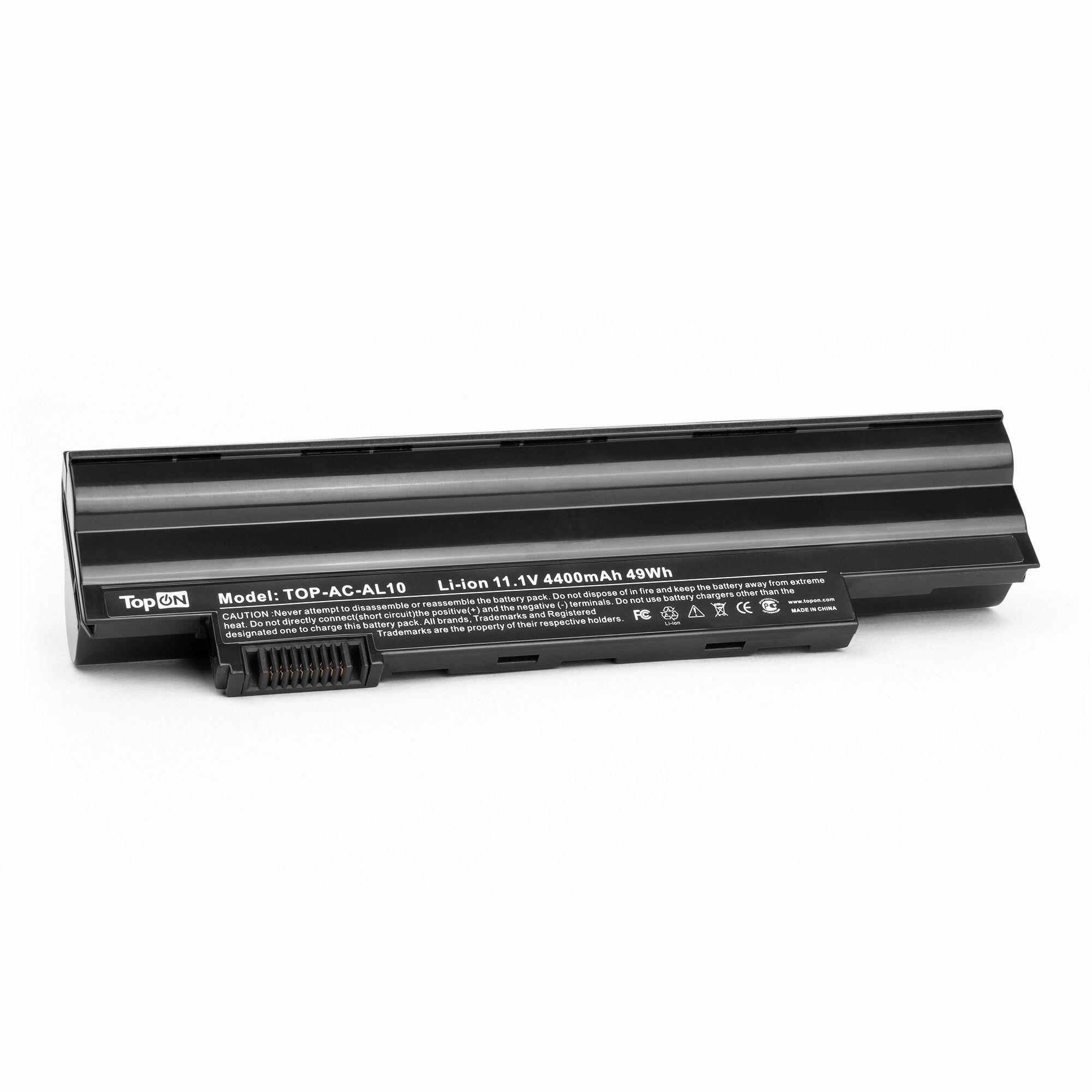 Аккумулятор TopON TOP-AC-AL10 для ACER Aspire One D255 D260 522 Happy Gateway LT25 Series аккумулятор для 11.1V 4400mAh (TC) AL10A31 - фото №11