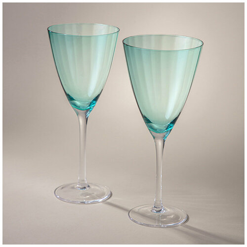 Набор бокалов для вина из 2 шт mirage emerald 410 мл Lefard (196657)