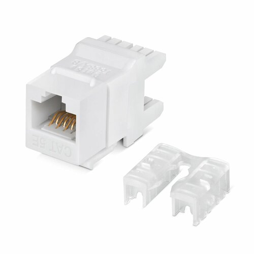 Модуль Lanmaster NTSS-KJ-UTP-RJ45-5E-180-WT информ. KeystoneRJ45 кат.5E UTP бел. (упак:1шт)