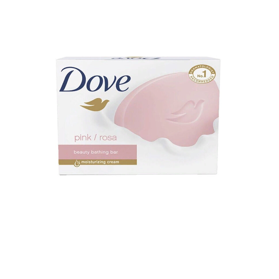 Dove Крем-мыло кусковое Pink Rosa Beauty Bathing Bar, 135 г