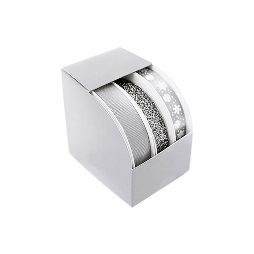 Лента Трио Серебро / 1,5 см *3 м