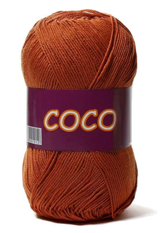 Пряжа Coco - 4336 терракот