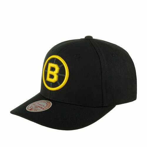 фото Бейсболка mitchell & ness базовая коллекция для мужчин и женщин, размер 0, черный