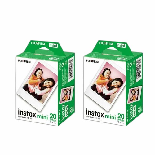 Картридж для Instax Mini с белыми краями, комплект,40 листов