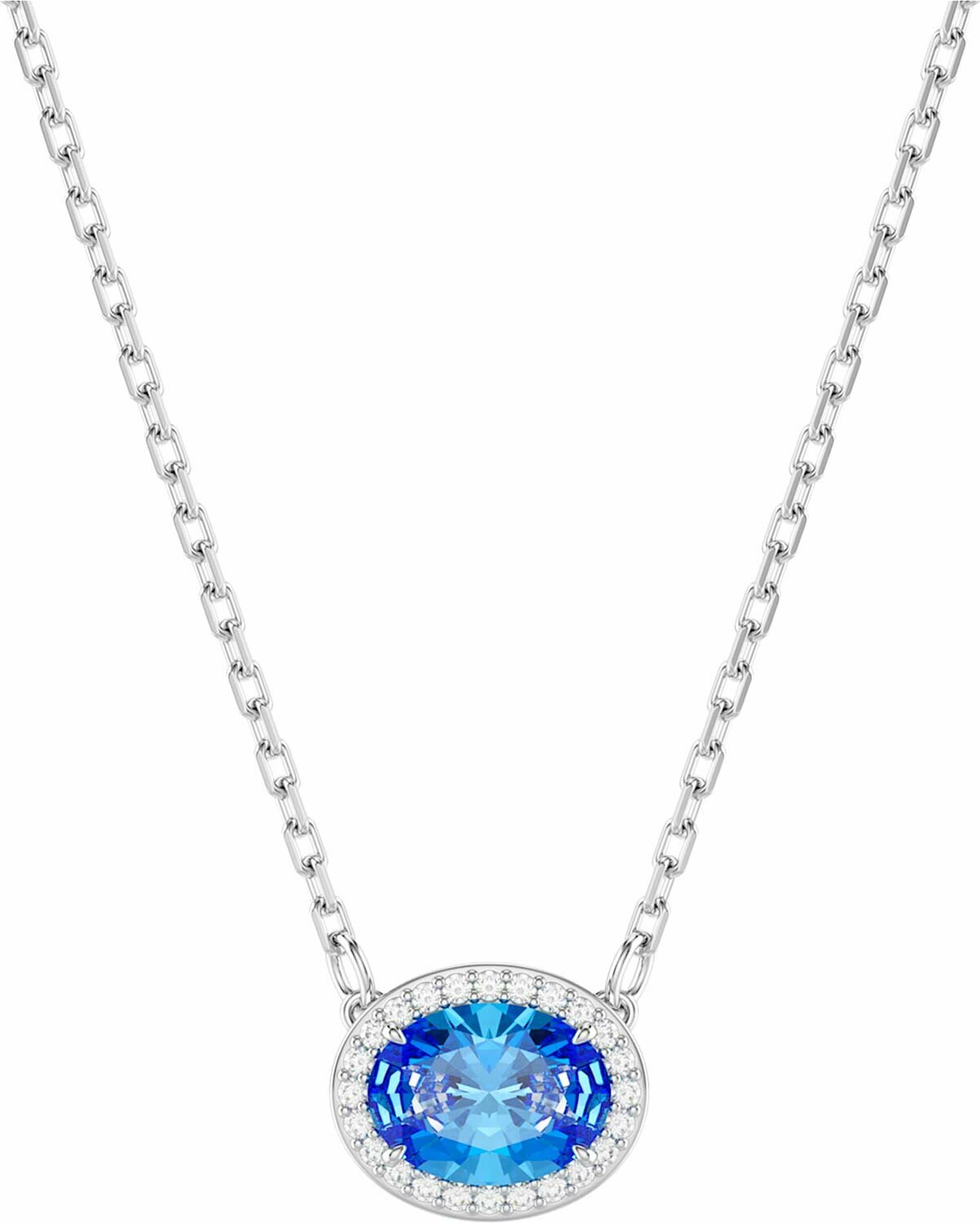 Колье SWAROVSKI, кристаллы Swarovski, Swarovski Zirconia, длина 38.45 см — фото 1