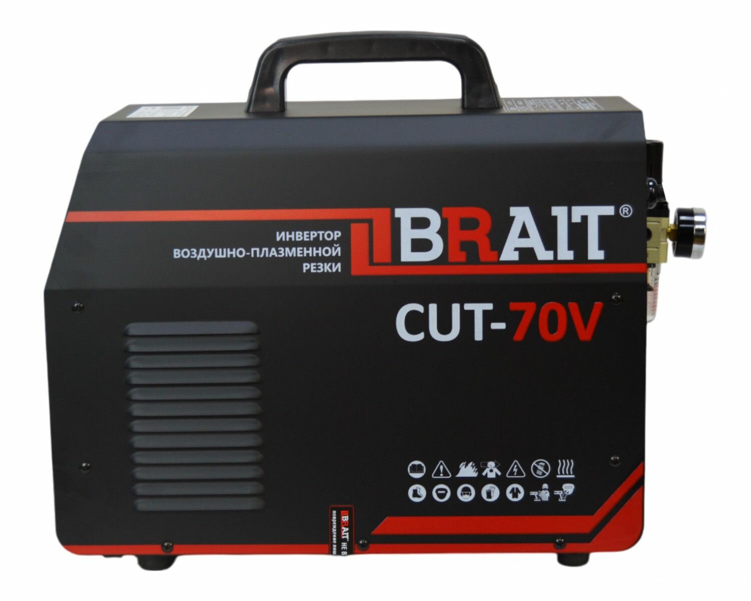 Аппараты Для Плазменной Резки Аппарат плазменной резки BRAIT CUT70V (380В,9.5кВт,60А, рез до 23 мм, ПВ60%)14.2кг