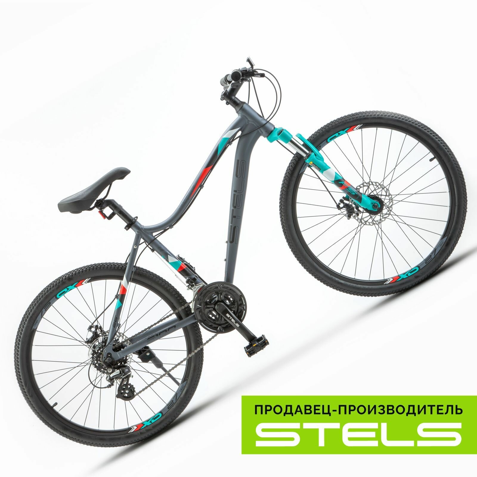 Велосипед Горный Stels Miss-6100 MD (26") синий/ серый, рама 17"