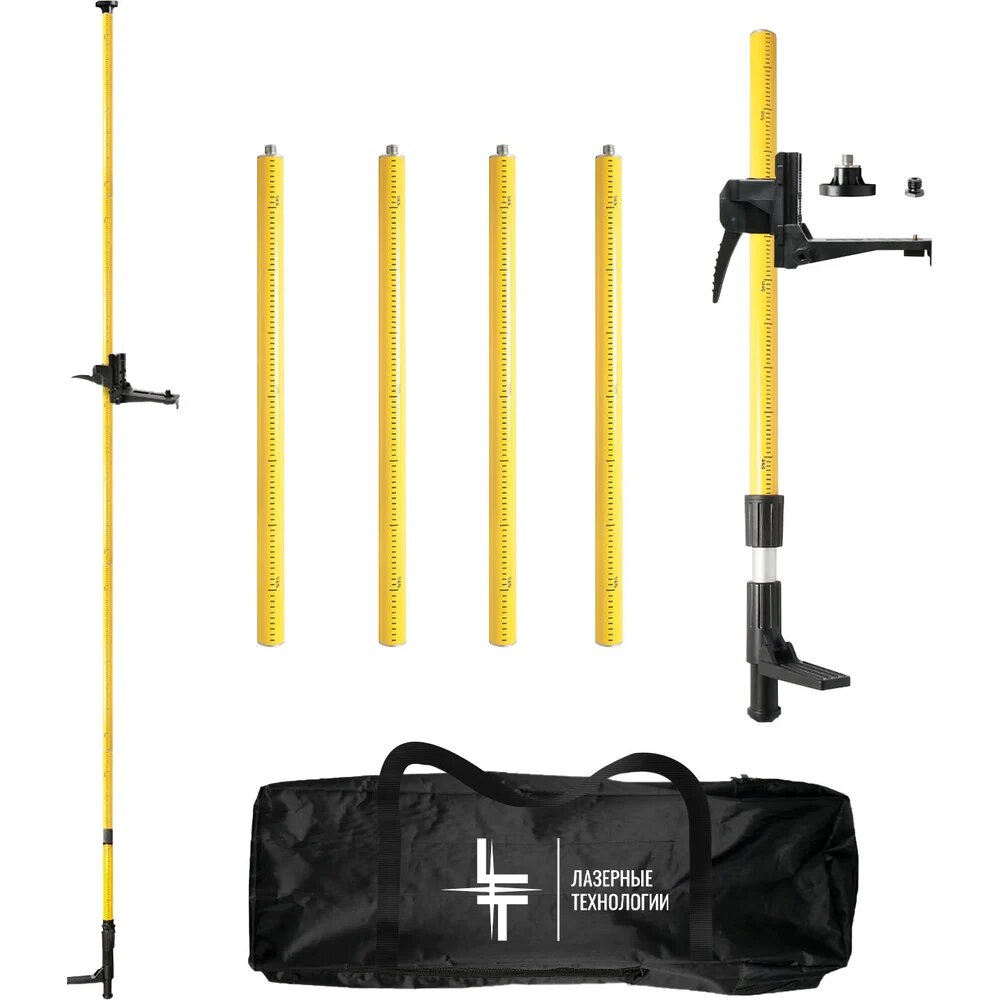 Штанга-штатив распорная с микролифтом для лазерного уровня 3.6 м LT ШТ-Х4000-3.6