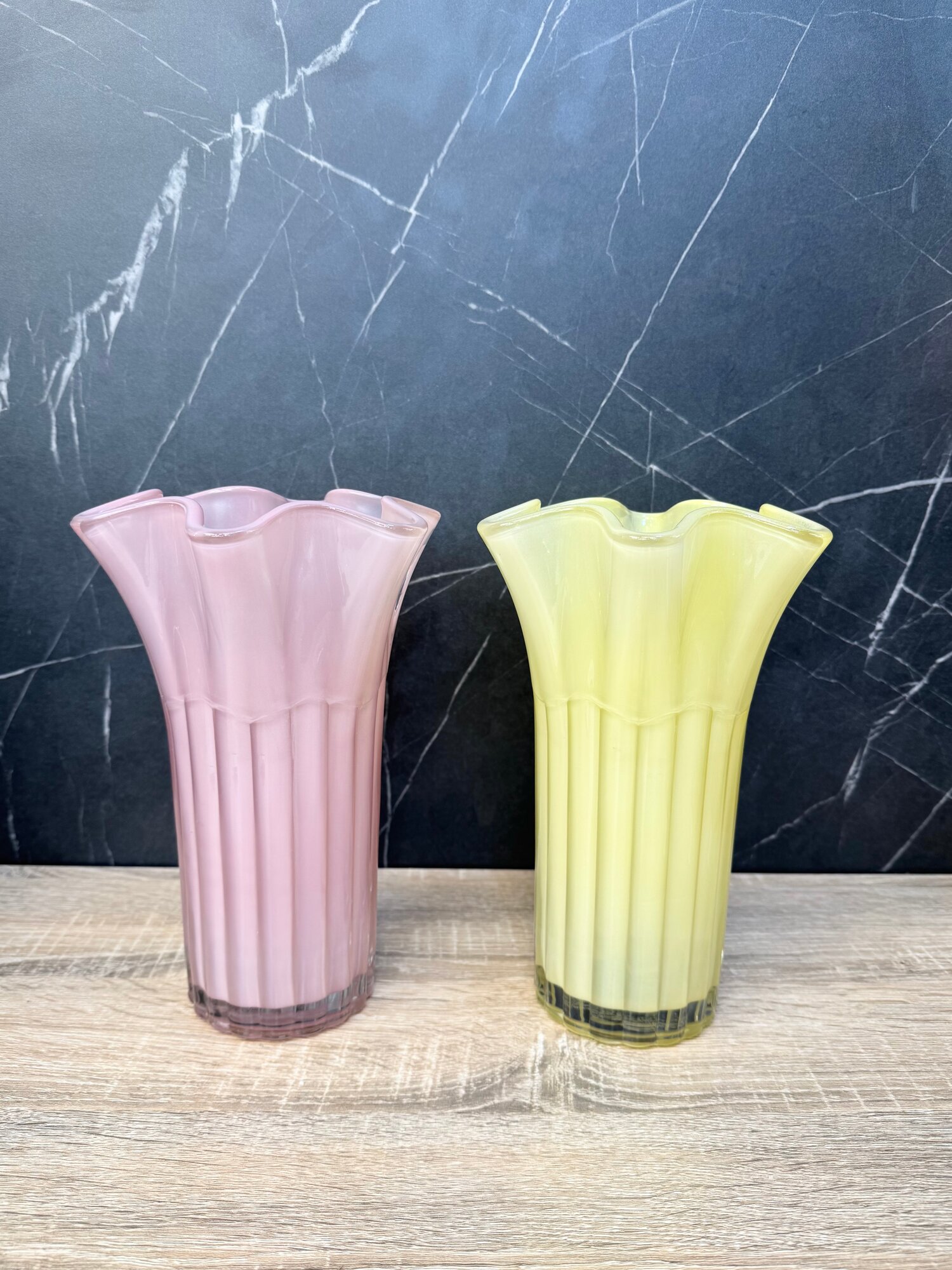 Ваза Тюльпан Casaentera CE08-1625P стекло розовый d165х250