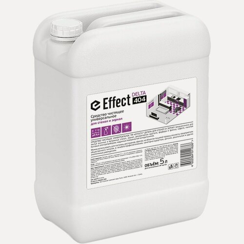 Изображение товара Средство для мытья стекол и зеркал Effect Delta 404, канистра, 5л (10733)