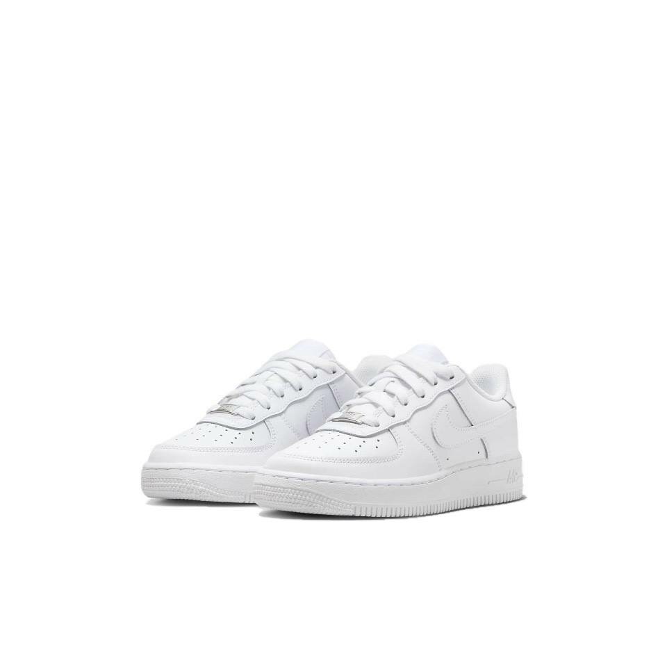 Кроссовки NIKE 1 Low, полнота F (EU)/ на среднюю стопу, размер 5.5Y 5UK 38EU 37RU 24CM, белый — фото 1