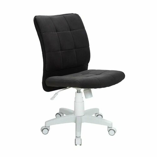 Детское компьютерное кресло КР-555 белый пластик синее Компьютерное кресло для ребенка школьника подростка 8500₽