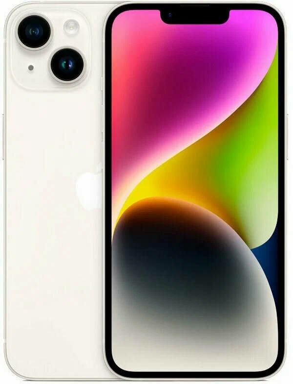 Apple iPhone 14 6/128GB Starlight (Apple A15 Bionic, NFC, 5G)