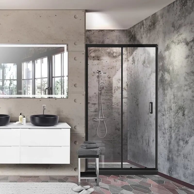 Душевая дверь BelBagno Uno-195 120x195 UNO-195-BF-1-120-C-NERO