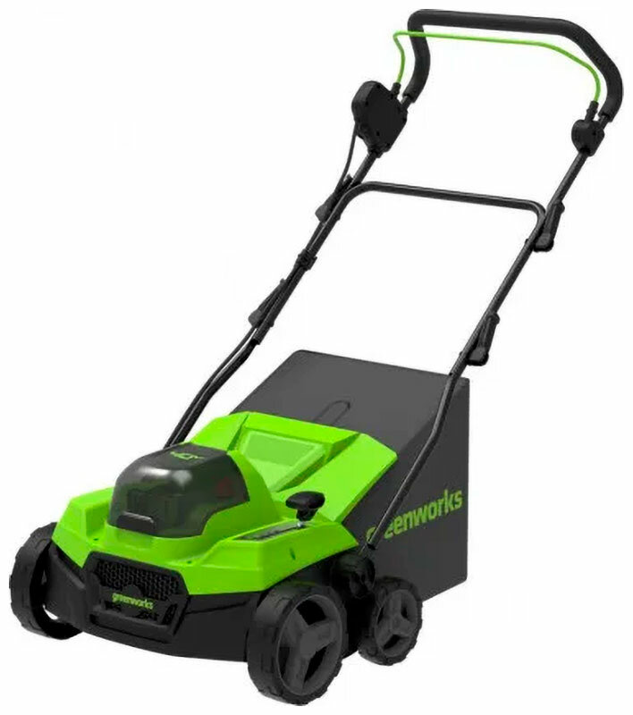 Аэратор-скарификатор аккумуляторный Greenworks Арт. 2517607UB 40V бесщеточный c 1хАКБ 4Ач и ЗУ