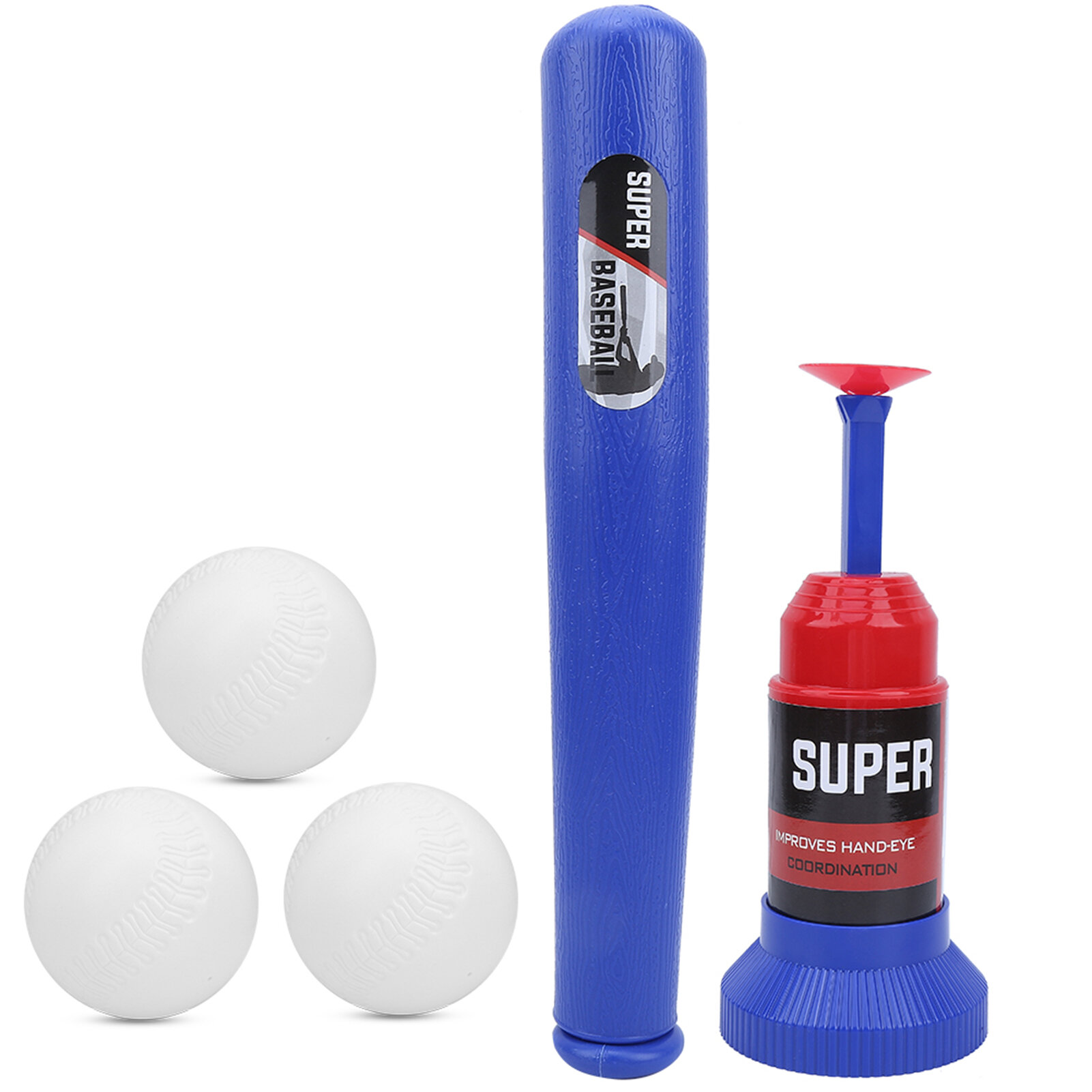 Игрушечный набор для бейсбола с полуавтоматическим запуском мячей и биты для детей (777-607)