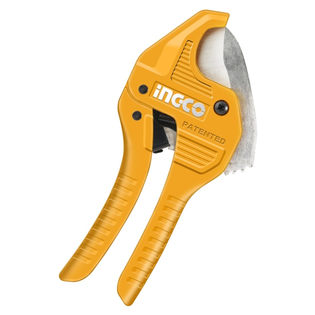Ножницы для пластиковых труб INGCO HPCS05428 / 3-42мм, из нержавеющей стали 3Cr14, для ПВХ труб, эргономичные рукоятки — фото 1