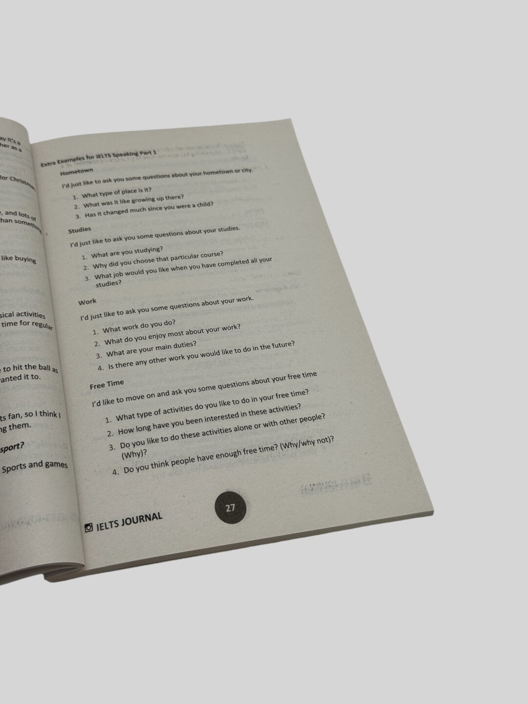 Ielts Journal IELTS Tips for Speaking Adam Smith, мягкий переплет, А5, 100 страниц. — фото 1