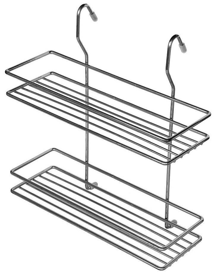 Полка на рейлинг для специй 2-х ярусная 