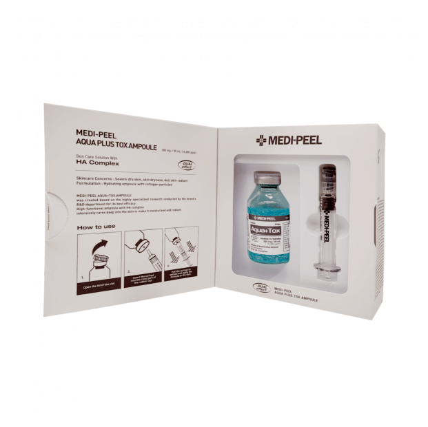 Ампульная сыворотка для сияния кожи MEDI-PEEL Aqua Plus Tox Ampoule, 30 мл