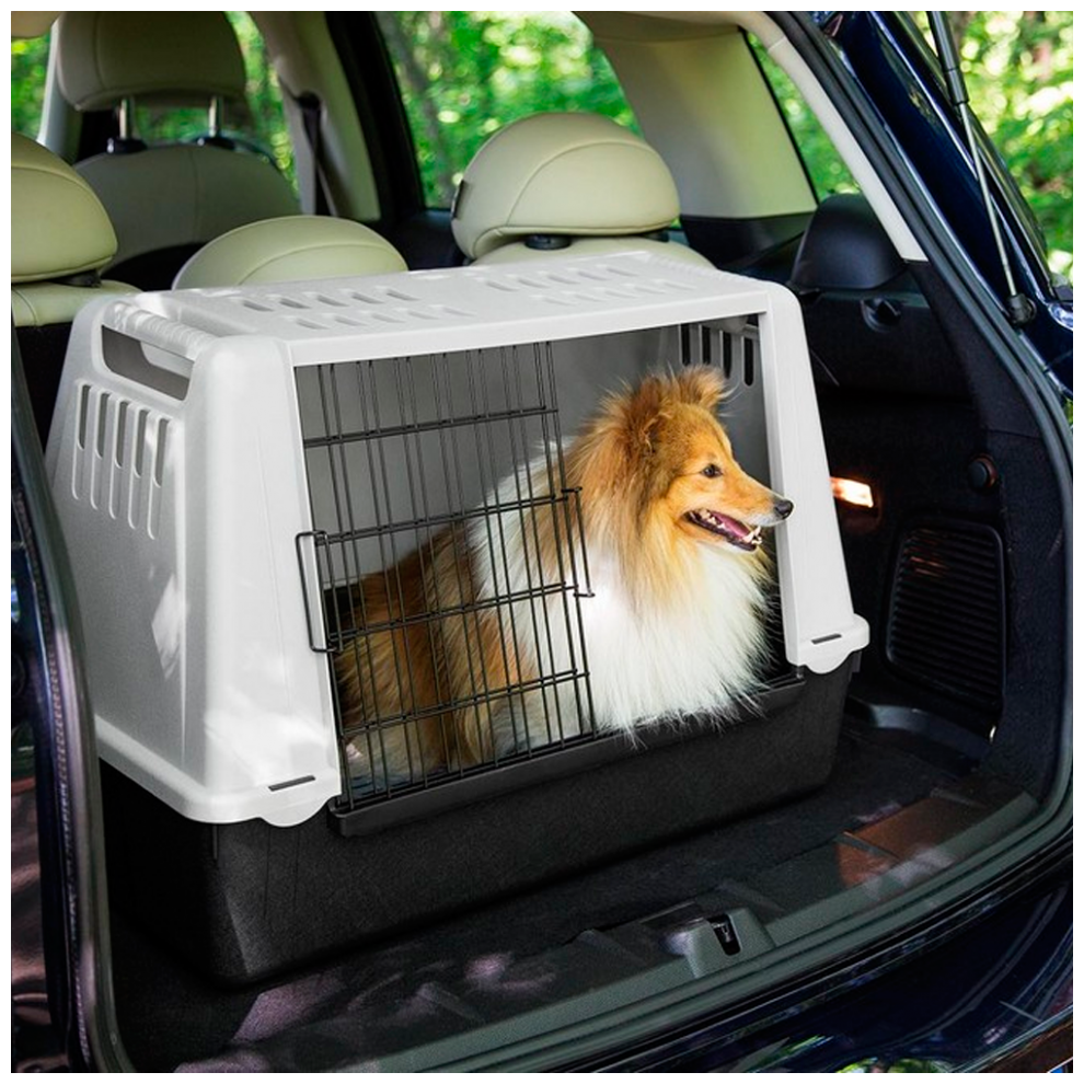 Контейнер FERPLAST ATLAS CAR MINI для перевозки собак в автомобиле 72х41х51 см (1 шт) - фотография № 20