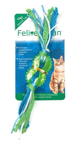 Feline Clean (Aromadog) прорезыватель для кошек "Колечко с лентами" - фотография № 14