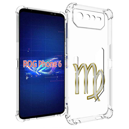 Чехол MyPads знак-зодиака-дева-6 для Asus ROG Phone 6 задняя-панель-накладка-бампер
