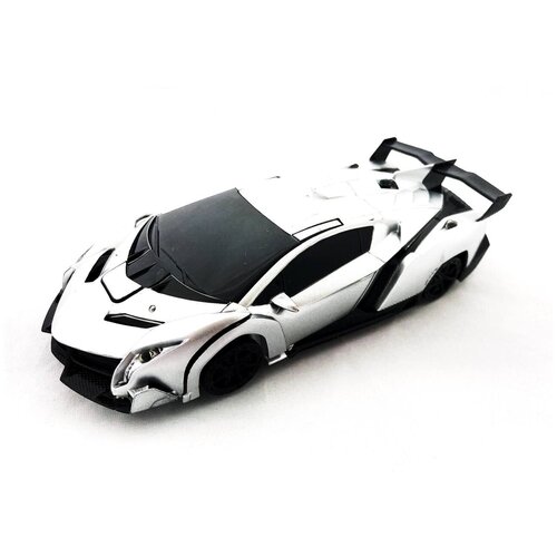 Радиоуправляемый трансформер MZ Lamborghini Veneno 1:24 Meizhi MZ-2828X-SILVER роботы meizhi радиоуправляемый трансформер mz chevrolet camaro 1 14