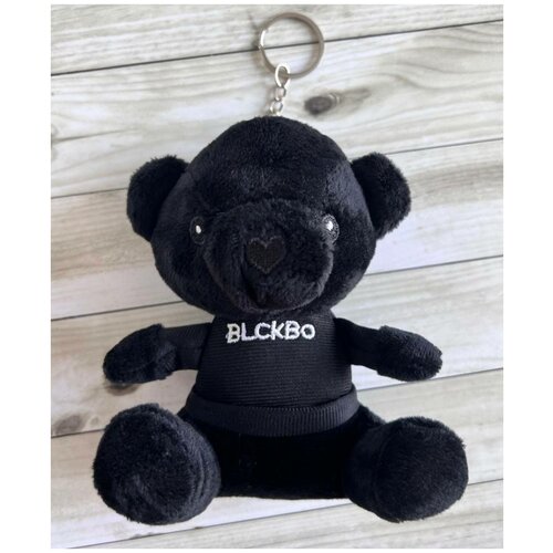 Мягкая игрушка черный плюшевый мишка Брелок BLCKBO Черный Медведь Блэкбо