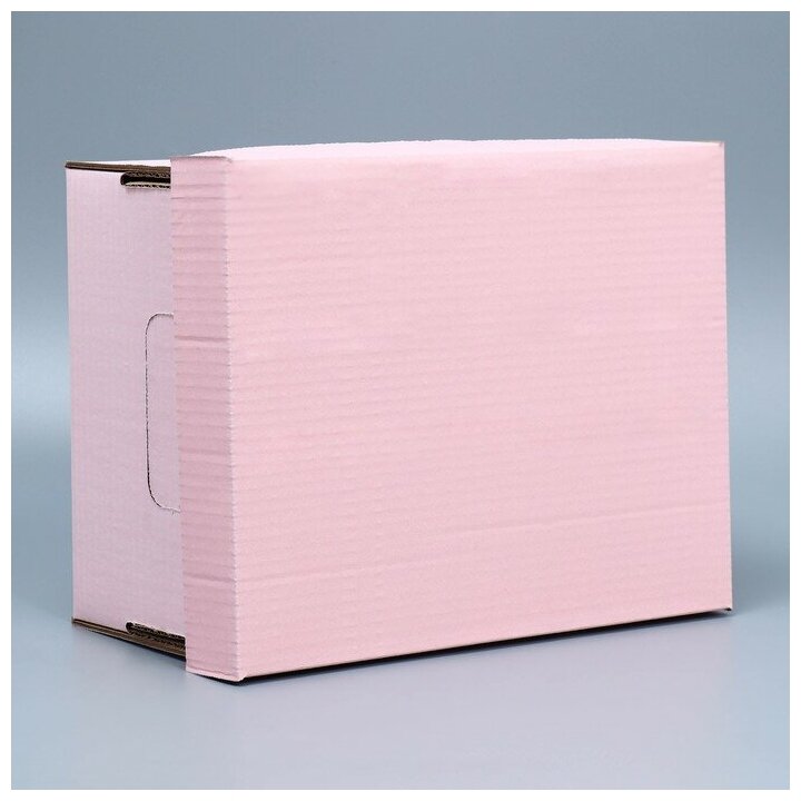 Складная коробка "Розовая", 31,2 х 25,6 х 16,1 см - фотография № 3