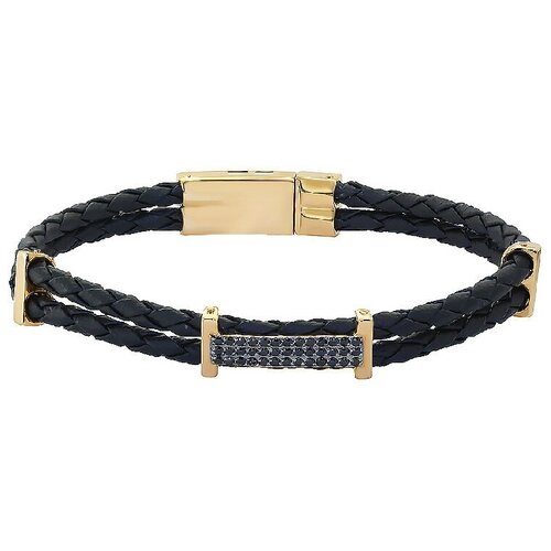 фото Браслет corona, красное золото, 585 проба, фианит, длина 19 см.