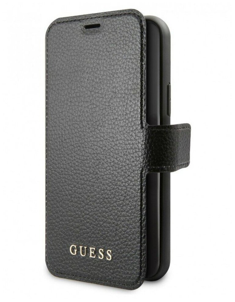 Чехол-книжка Guess для iPhone 11 Pro, Iridescent Booktype PU Black