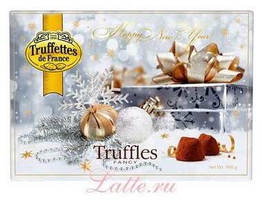 Подарочный набор Chocmod Truffettes de France Fancy Конфеты трюфель Париж в новогодней упаковке, 500г - фотография № 4