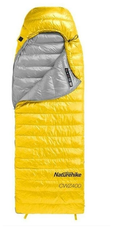 Cпальный мешок Naturehike CW400 NH18C400-D размер М Yellow 6927595761700