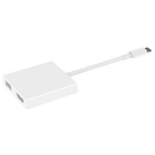 Адаптер-Хаб Mi USB-C to HDMI and Gigabit Ethernet Multi-Adapter CUP4005CN (White)