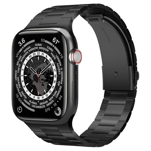 Ремешок Elago Metal Band для Apple Watch 42-44-45-49 mm, черный