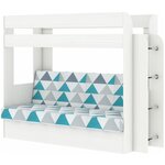 Диван-кровать двухъярусная Порто бодега светлая, обивка NILS MINT - изображение