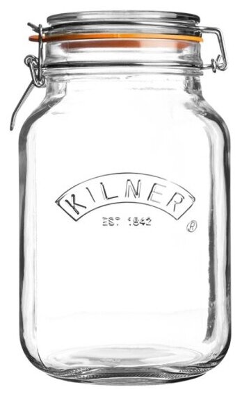 Банка Kilner Clip Top квадратная, 1,5 л