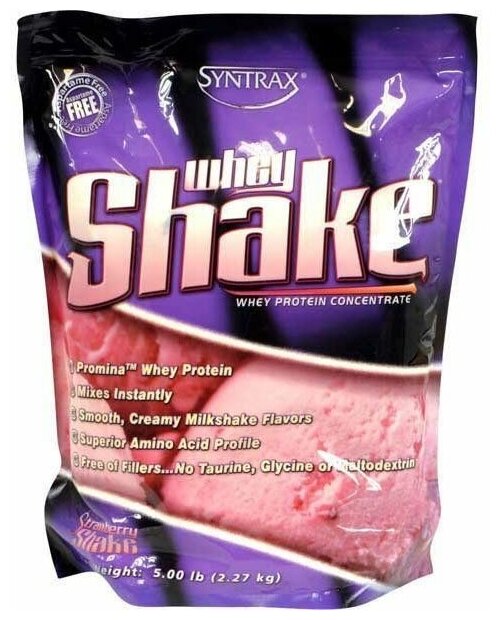 Syntrax Whey Shake (2,27 кг) Клубника