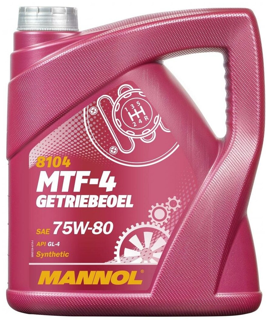    Mannol MTF-4 Getriebeoel 75W80 4  81044 .