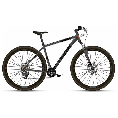 Велосипед горный Stark'21 Hunter 27.2 D черно-серый колеса 27,5