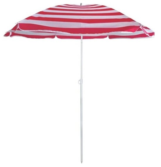 Зонт пляжный Ecos BU-68 диаметр 175 см, складная штанга 205 см (без подставки) (штанга 22 мм)