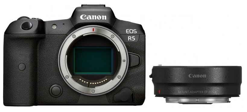 Фотоаппарат Canon EOS R5 Body Adapter EF-EOS R, черный