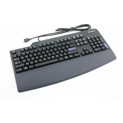 Клавиатура Lenovo Preferred Pro черная, 104кл, подставка, USB (SK-8825)