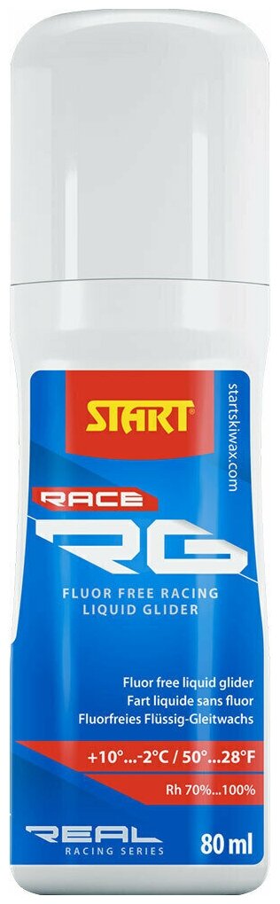 Парафин жидкий START RG RACE LIQUID GLIDER RED +10.-2 80мл